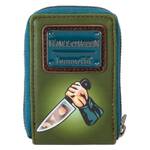 Loungefly Halloween - Michael Myers Pumpkin Glow Accordion Zip Around Wallet