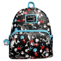 Loungefly Dr Seuss - Cat in the Hat Mini Backpack