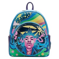 Loungefly Jimi Hendrix - Psychadelic Landscape Glow Mini Backpack