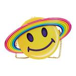 Loungefly Lisa Frank - Yellow Rainbow Ring Saturn Crossbody Bag