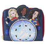 Loungefly The Marvels (2023) - Group Symbol Glow Zip Around Wallet