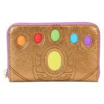 Loungefly Marvel - Thanos Gauntlet Metallic Zip Around Wallet