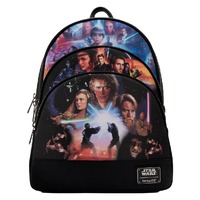 Loungefly Star Wars - Prequel Trilogy Triple Pocket Mini Backpack