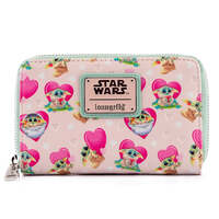 Loungefly Star Wars: The Mandalorian - Grogu Valentines Zip Around Wallet