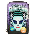Loungefly Universal Monsters - Bride of Frankenstein Neon Mask Zip Wallet