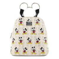 Loungefly Disney Mickey Mouse - Hardware Aop Backpack