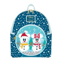 Loungefly Disney Mickey Mouse - Snowman Snow Globe Mini Backpack