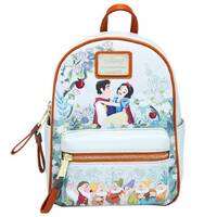Loungefly Disney Snow White and the Seven Dwarfs - Floral US Exclusive Mini Backpack