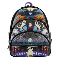 Loungefly Disney The Nightmare Before Christmas - Triple Pocket Glow Mini Backpack