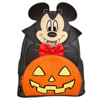 Loungefly Disney Mickey Mouse - Vampire Pumpkin Glow Mini Backpack