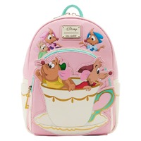 Loungefly Disney Cinderella - Jaq and Gus Teacup Mini Backpack