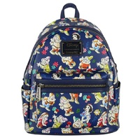 Loungefly Disney Snow White and the Seven Dwarfs - Floral Watercolor US Exclusive Mini Backpack