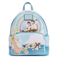 Loungefly Disney The Little Mermaid (1989) - Triton's Gift Mini Backpack