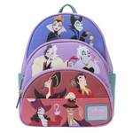 Loungefly Disney Villains - Colour Block Triple Pocket Mini Backpack