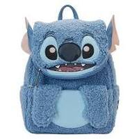 Loungefly Disney Lilo and Stitch - Stitch Plush Sherpa Cosplay Mini Backpack