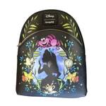 Loungefly Alice in Wonderland (1951) - Alice & Cheshire Cat Floral US Exclusive Glow Mini Backpack