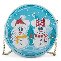 Loungefly Disney Mickey Mouse - Snowman Snow Globe Crossbody Bag