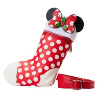 Loungefly Disney Minnie Mouse - Christmas Stocking Crossbody Bag