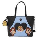 Loungefly Disney Chip 'n' Dale - Two Chips & A Miss Tote Bag with Coin Bag