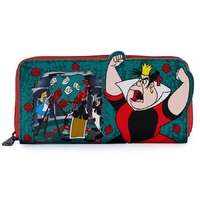 Loungefly Disney Alice in Wonderland - Queen of Hearts Zip Around Wallet