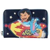 Loungefly Disney Lilo and Stitch - Space Adventure Glow Wallet