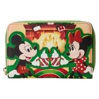 Loungefly Disney Mickey And Minnie - Christmas Fireplace Wallet