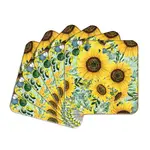 Lisa Pollock - Coasters Bee Sunny (Set of 6)