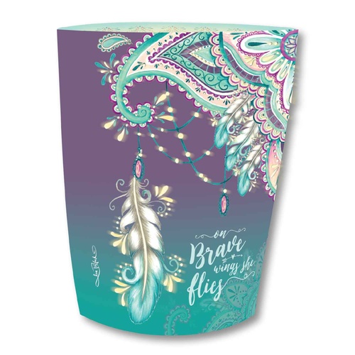 Lisa Pollock Paper Lantern - On Brave Wings Feather