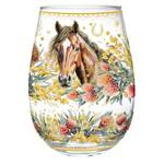 Lisa Pollock - Golden Glamour Stemless Glass Country Dusk