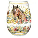 Lisa Pollock - Golden Glamour Stemless Glass Country Dusk