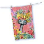 Lisa Pollock - Tea Towel Happy Emu