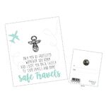 Always With You Angels Lapel Pin - Travel