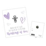 Always With You Angels Lapel Pin - Thinking of You