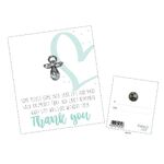 Always With You Angels Lapel Pin - Thank You