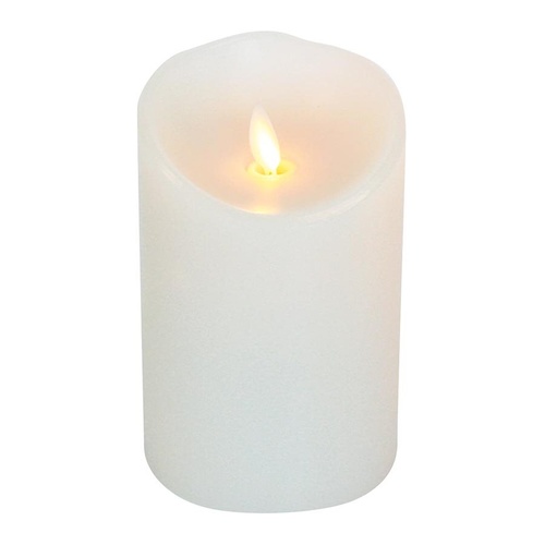 Luminara Wax Flicker LED Candle 5” Ivory