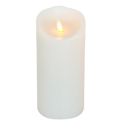 Luminara Wax Flicker LED Candle 7” Ivory