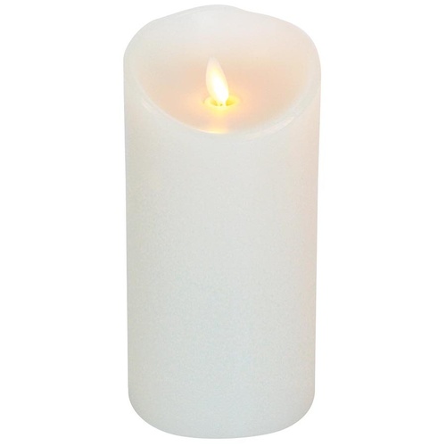 Luminara Wax Flicker LED Candle 9” Ivory