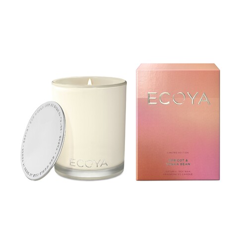 Ecoya Limited Edition Madison Jar Candle - Apricot & Tonka Bean