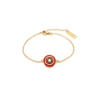 Marvel Couture Kingdom - Captain America Bracelet Yellow Gold