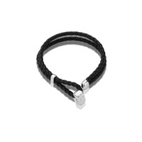 Marvel Couture Kingdom - Thor Leather Bracelet Silver