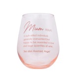 Mother's Day by Splosh - Stemless Wine Glass