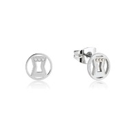 Marvel Couture Kingdom - Black Widow Stud Earrings Silver