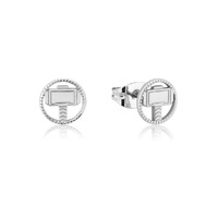 Marvel Couture Kingdom - Thor Hammer Stud Earrings Silver