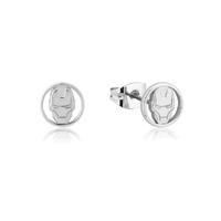 Marvel Couture Kingdom - Iron Man Stud Earrings Silver