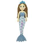 Cotton Candy Mermaid - Marina Flip Sequin Blue & White