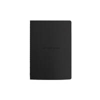 Migoals Get Sh*t Done Grid Notebook A5 - Minimal Black & Black Foil