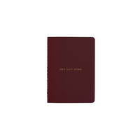 Migoals Get Sh*t Done Limited Edition Notebook A6 - Minimal Burgundy & Gold Foil