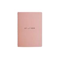 Migoals Get __itDone Notebook A5 - Minimal Coral & Black Foil