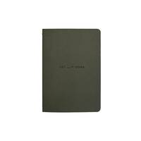 Migoals Get SH*T Done Notebook A5 - Minimal Khaki & Black Foil