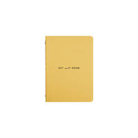 Migoals Get SH*T Done Notebook A6 - Minimal Yellow & Black Foil